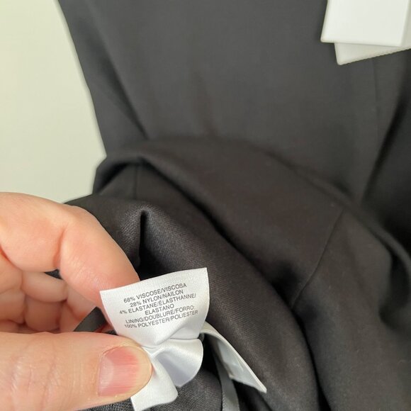 Kasper Womens V-Neck Sleeveless Sheath Dress Size 12 Business Professional - Picture 11 of 12